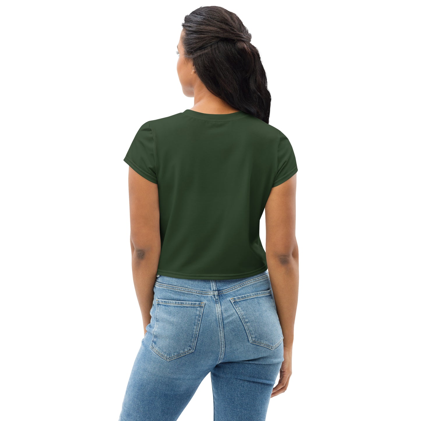 FOREST SOUL SAVIOR - FIGHT FOR YOUR MOTHER - GREEN - CROP TEE