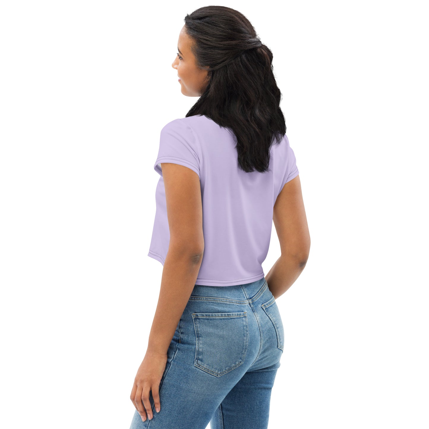 FUTURE SOUL SAVIOR - FIGHT FOR YOUR MOTHER - PURPLE - CROP TEE