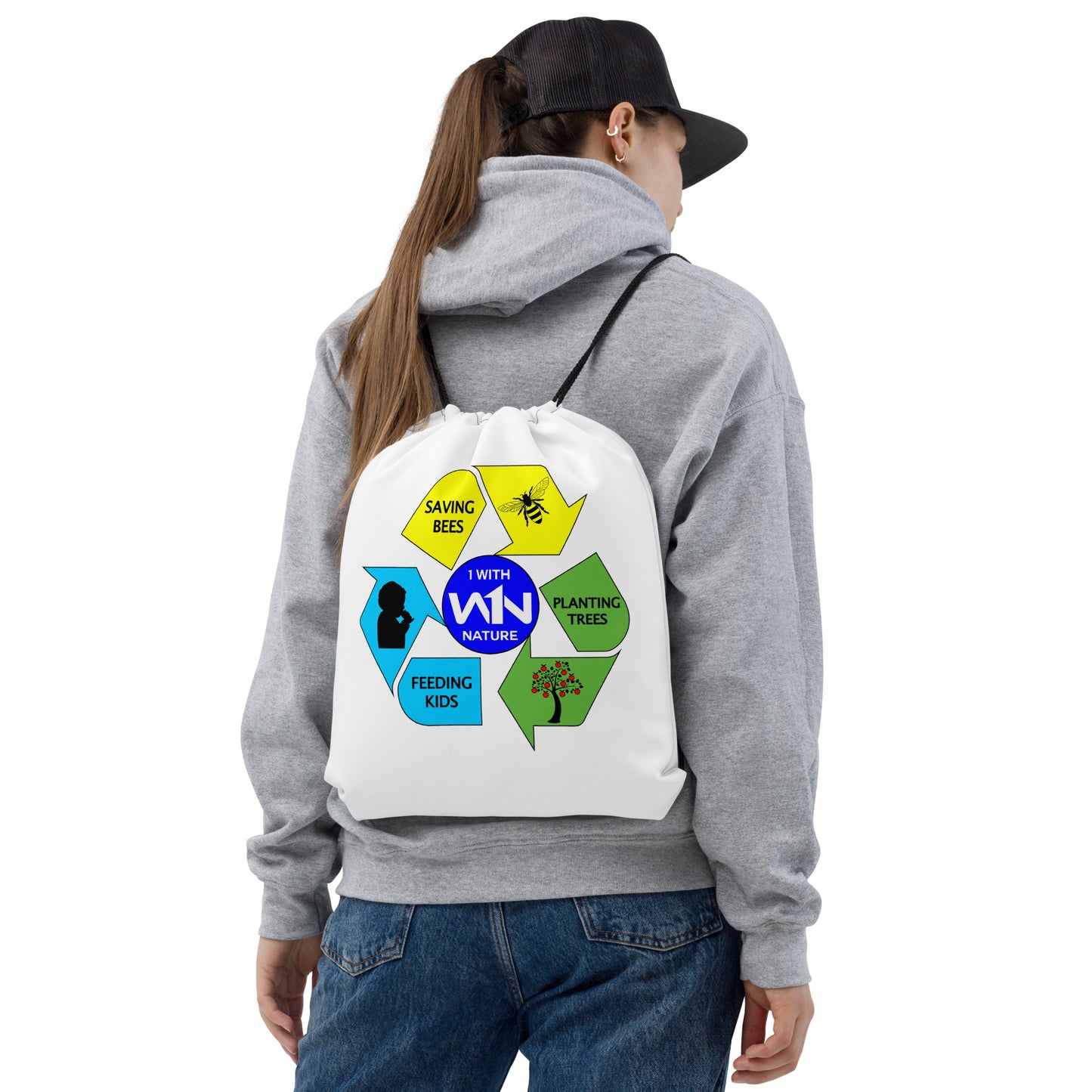 NATURE WISDOM - DRAWSTRING BAG