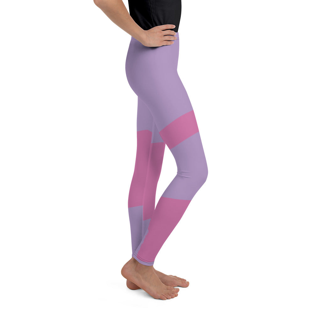 FUTURE HERO - PURPLE - YOUTH LEGGINS