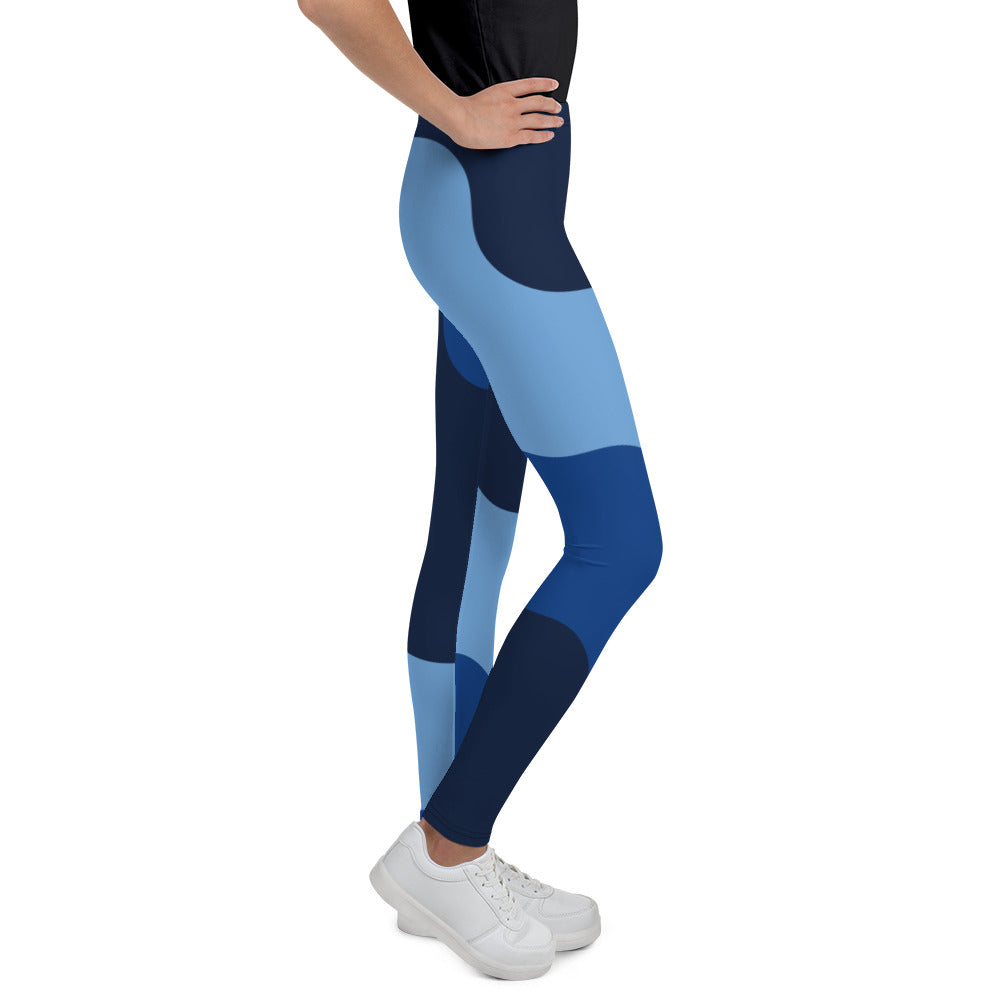 OCEAN HERO - BLUE - YOUTH LEGGINS