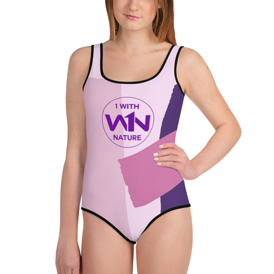FUTURE HERO - PURPLE - YOUTH SWIMSUIT