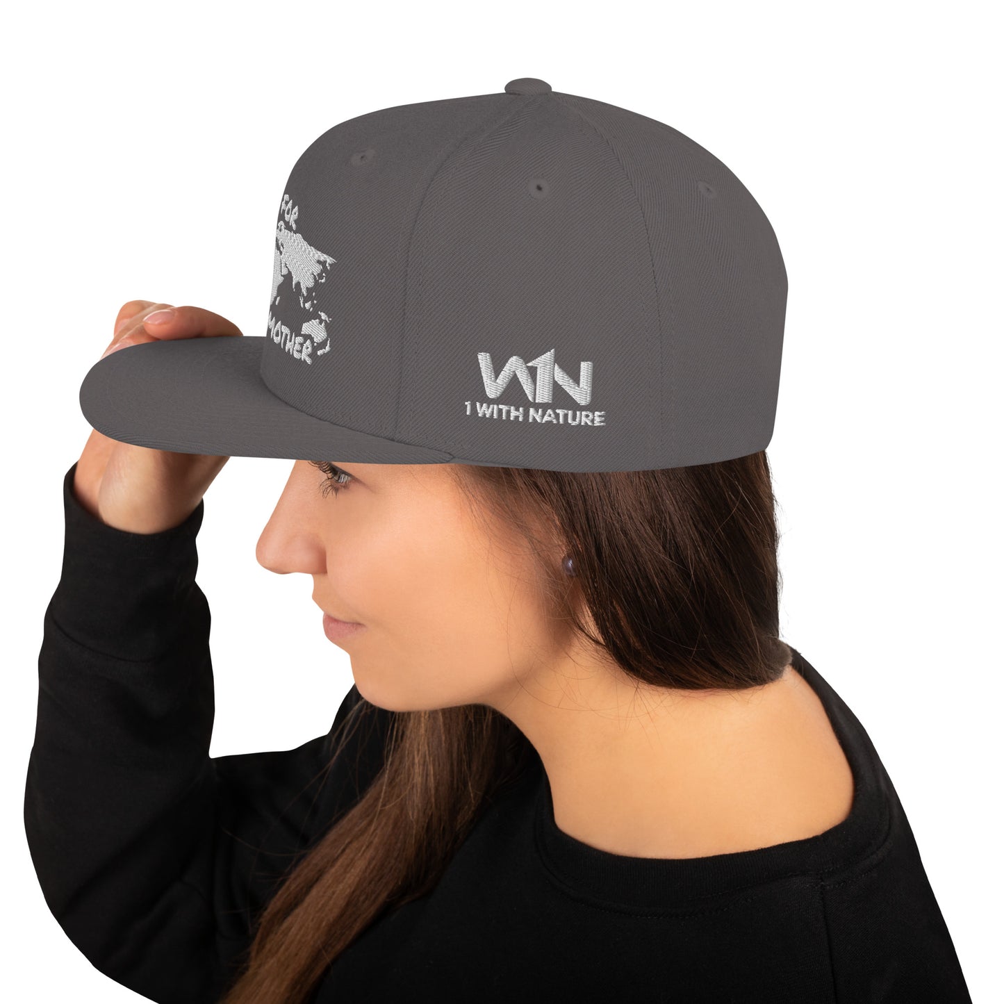 FOREST SOUL WISDOM - FIGHT FOR YOUR MOTHER - WHITE - SNAPBACK HAT