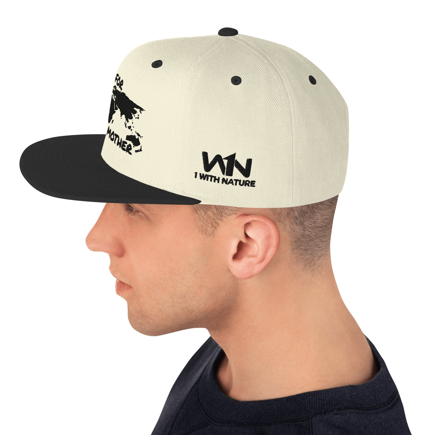 BEE SOUL WISDOM - FIGHT FOR YOUR MOTHER - BLACK - SNAPBACK HAT