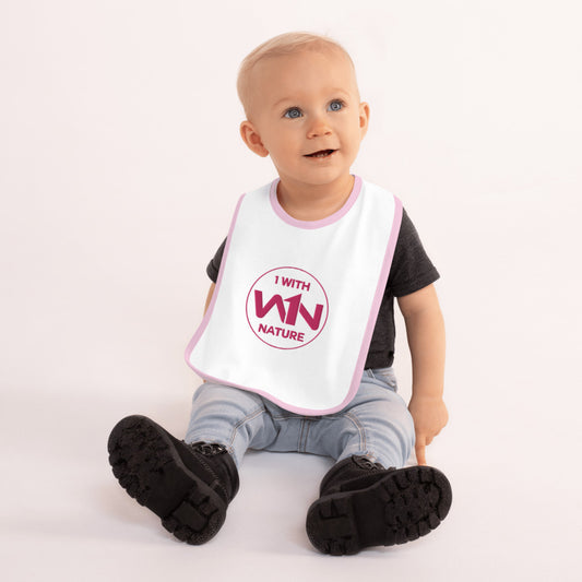 FUTURE HERO - MAROON - BABY BIB