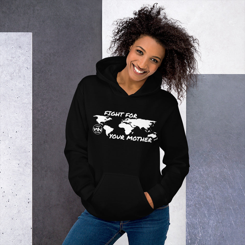 FOREST FIGHTER - FIGHT FOR YOUR MOTHER - WHITE - UNISEX HOODIE