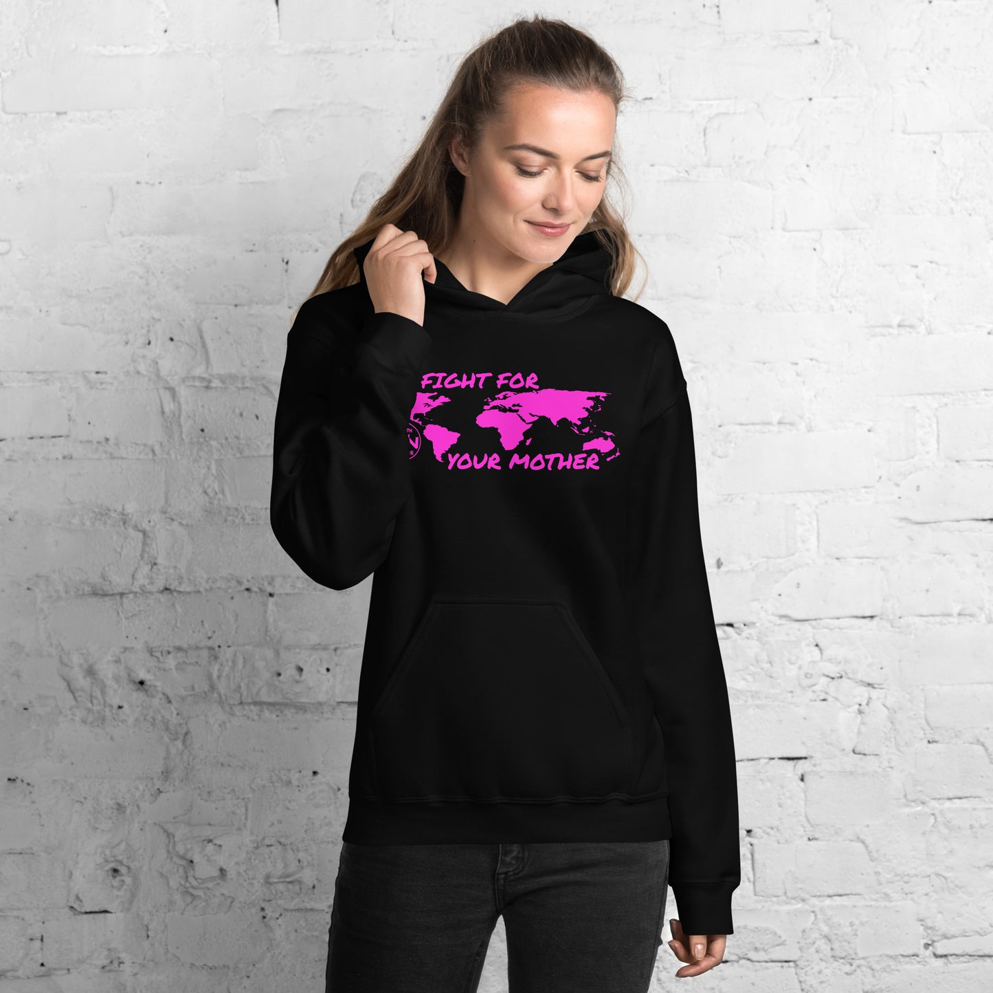 FUTURE FIGHTER - FIGHT FOR YOUR MOTHER - PINK - UNISEX HOODIE