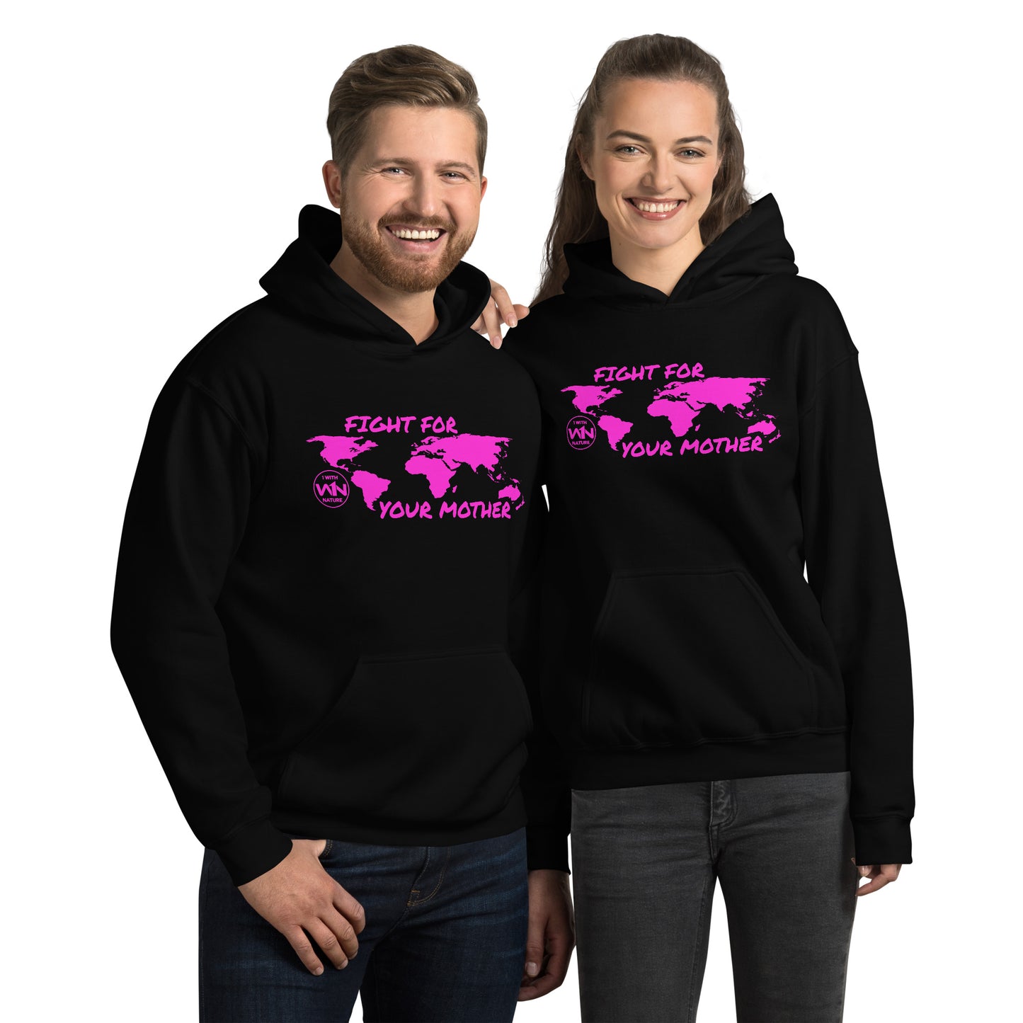 FUTURE FIGHTER - FIGHT FOR YOUR MOTHER - PINK - UNISEX HOODIE