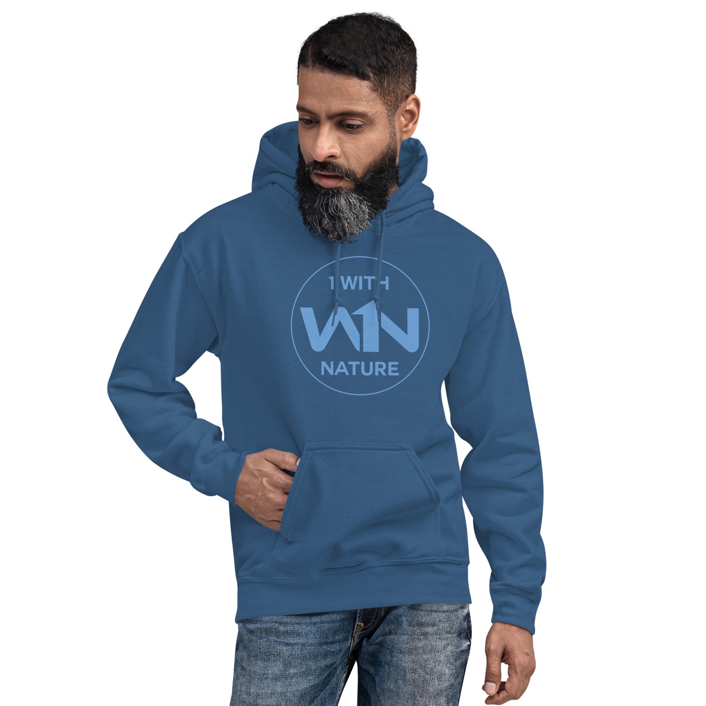 OCEAN SOUL FIGHTER - LIGHT BLUE - UNISEX HOODIE