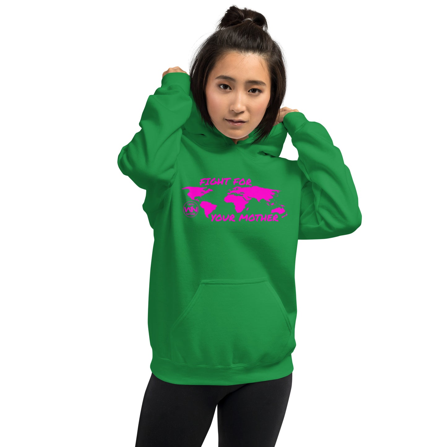 FUTURE FIGHTER - FIGHT FOR YOUR MOTHER - PINK - UNISEX HOODIE