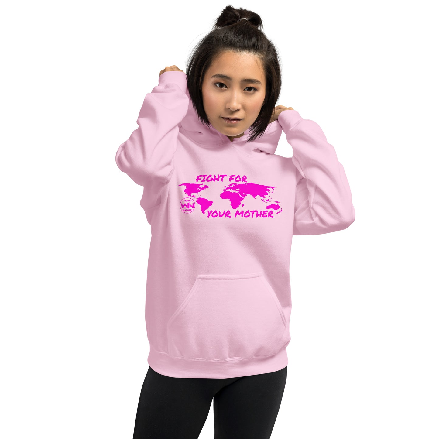FUTURE FIGHTER - FIGHT FOR YOUR MOTHER - PINK - UNISEX HOODIE