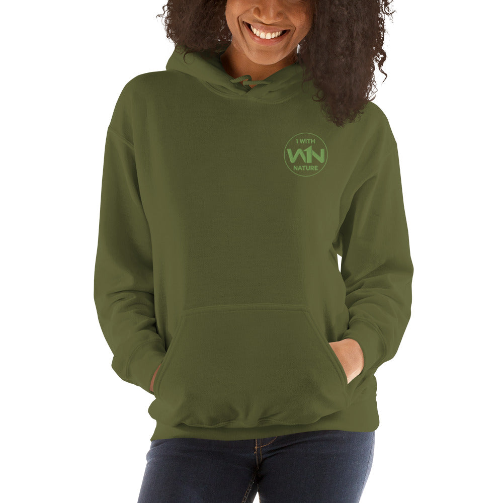 FOREST HEART FIGHTER - GREEN - UNISEX HOODIE