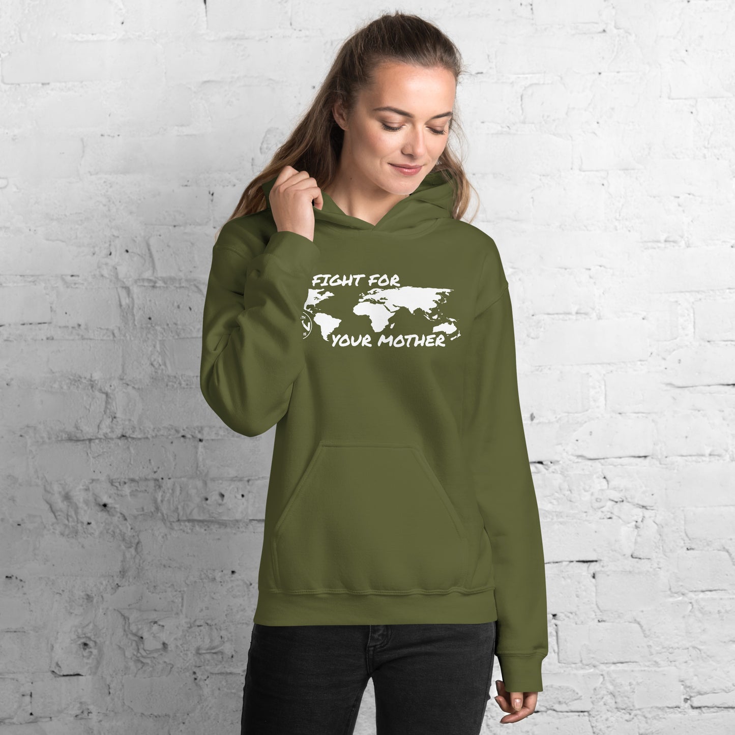 FOREST FIGHTER - FIGHT FOR YOUR MOTHER - WHITE - UNISEX HOODIE