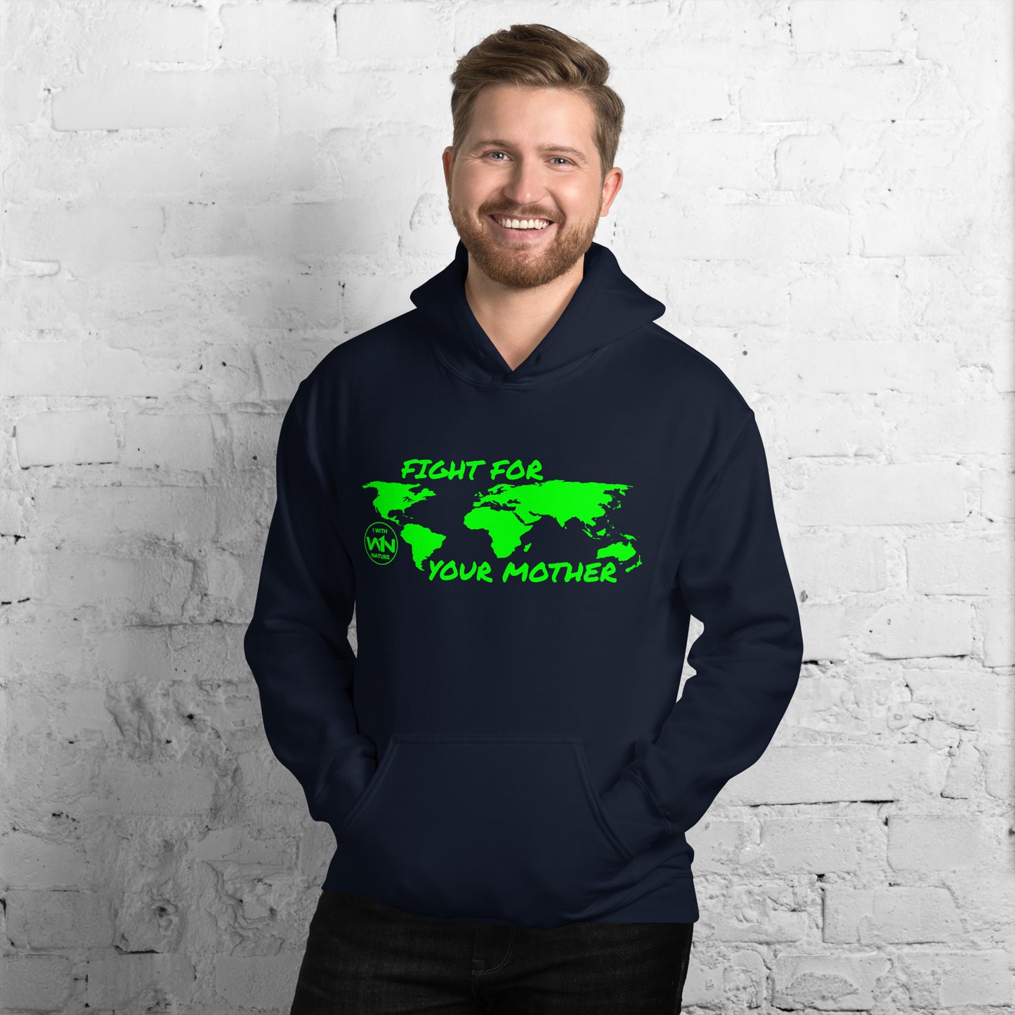 FOREST FIGHTER - FIGHT FOR YOUR MOTHER - GREEN - UNISEX HOODIE