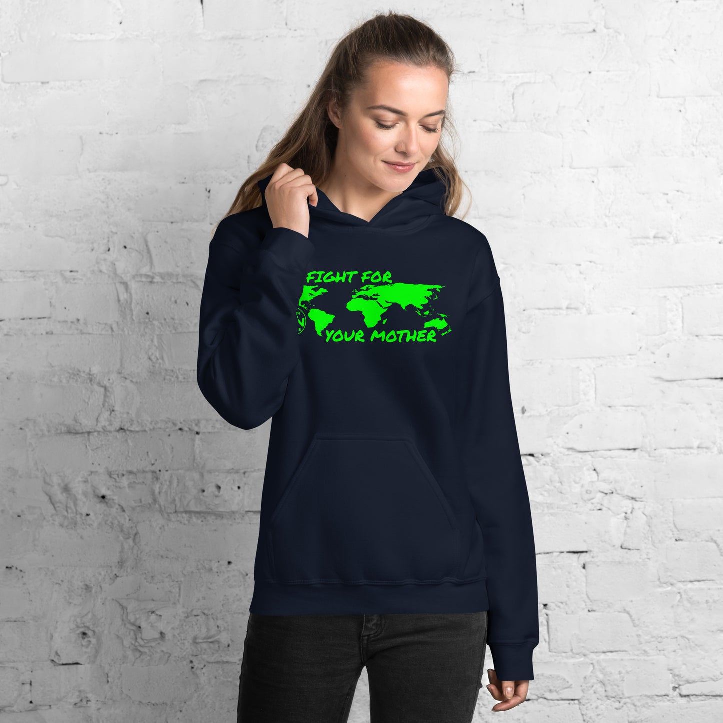FOREST FIGHTER - FIGHT FOR YOUR MOTHER - GREEN - UNISEX HOODIE