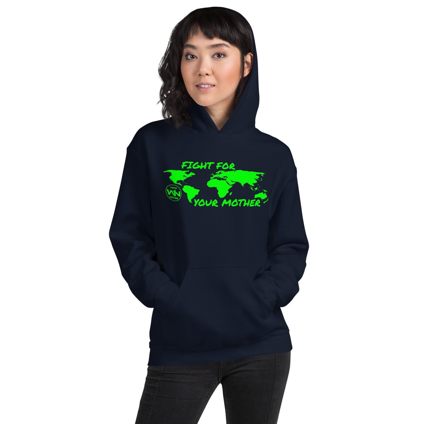 FOREST FIGHTER - FIGHT FOR YOUR MOTHER - GREEN - UNISEX HOODIE