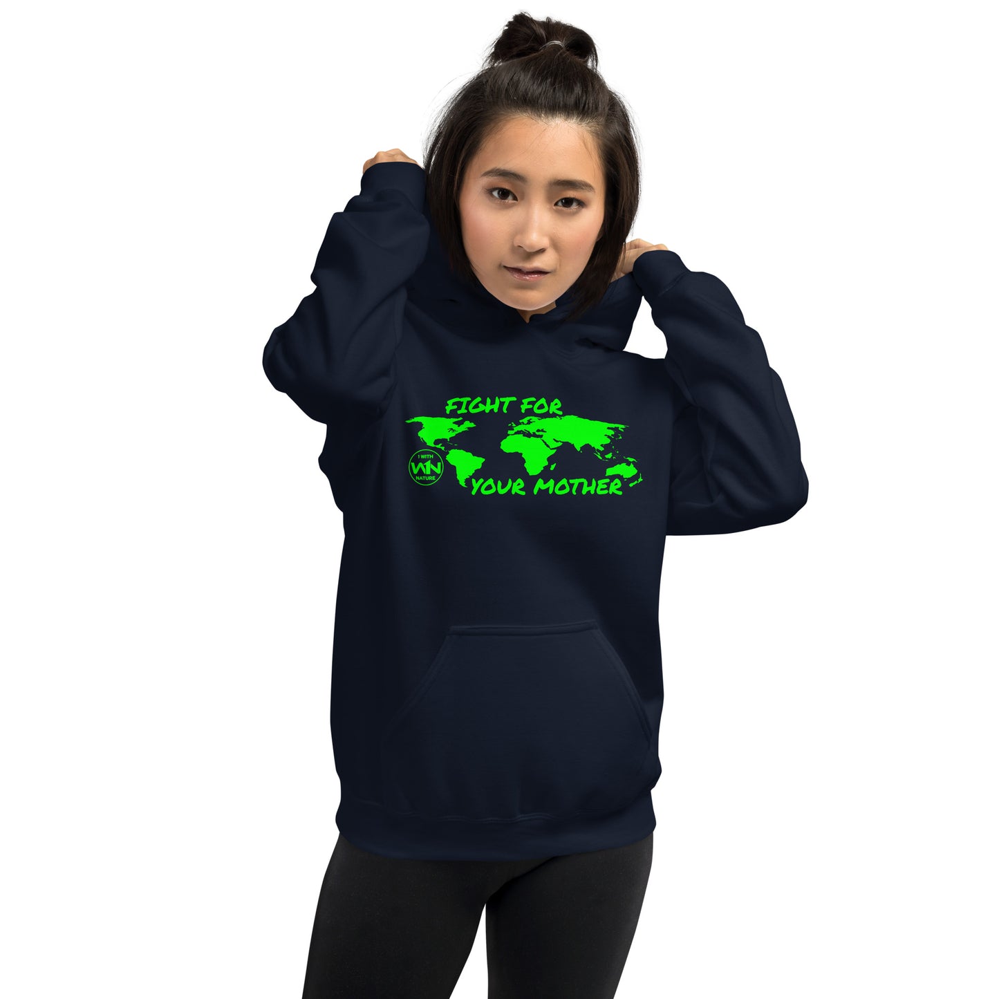 FOREST FIGHTER - FIGHT FOR YOUR MOTHER - GREEN - UNISEX HOODIE