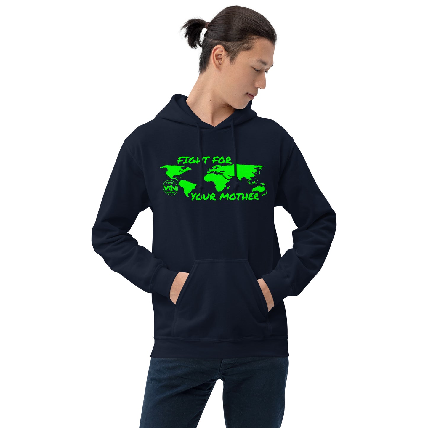 FOREST FIGHTER - FIGHT FOR YOUR MOTHER - GREEN - UNISEX HOODIE