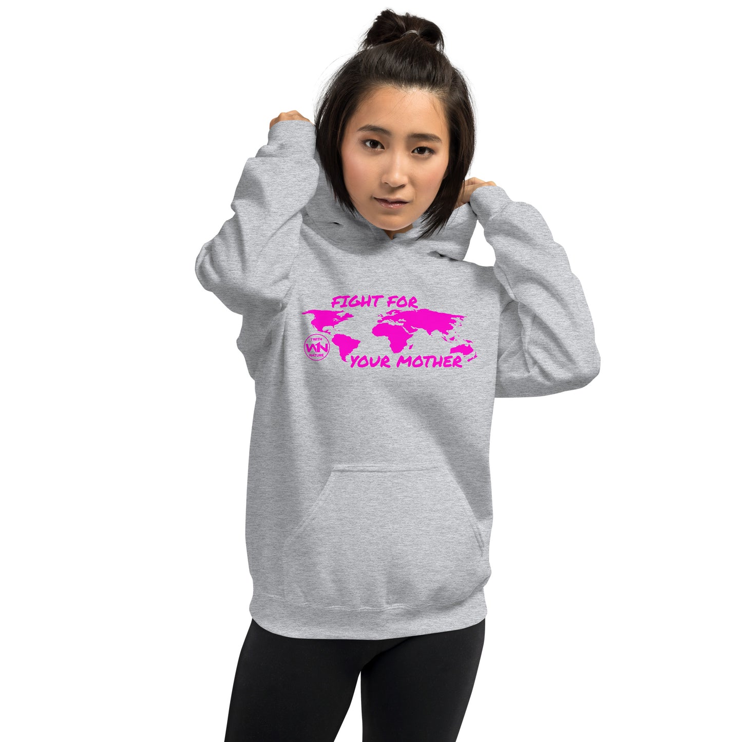 FUTURE FIGHTER - FIGHT FOR YOUR MOTHER - PINK - UNISEX HOODIE