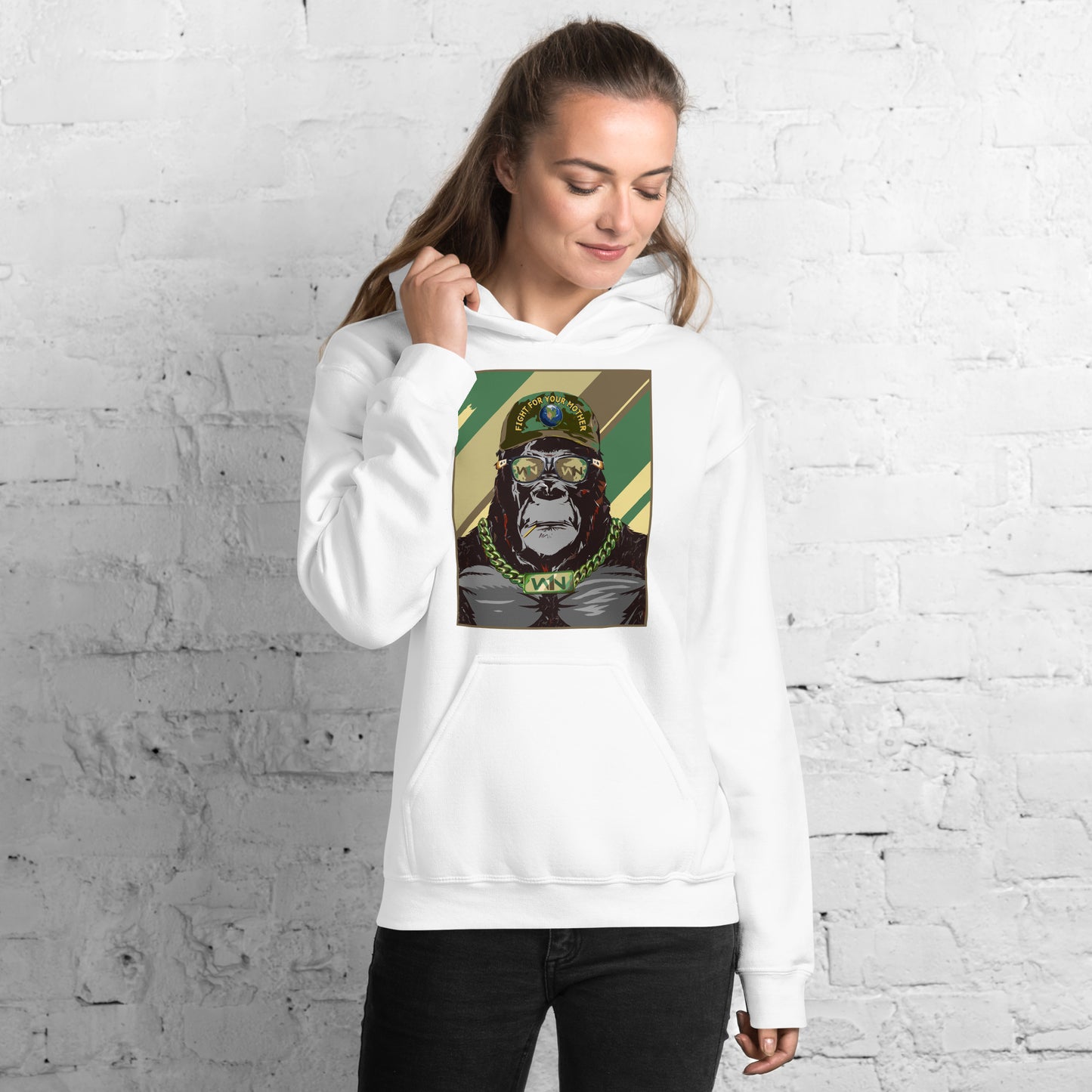 FOREST FIGHTER - FIGHT FOR YOUR MOTHER - GORILLA - HOODIE