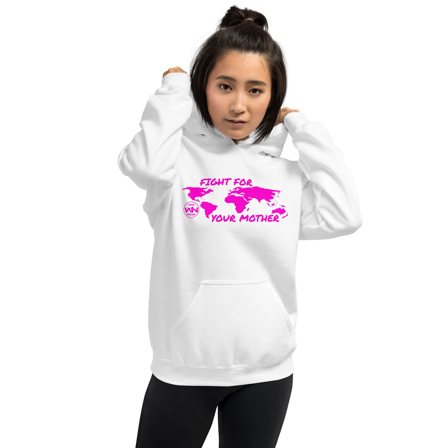 FUTURE FIGHTER - FIGHT FOR YOUR MOTHER - PINK - UNISEX HOODIE