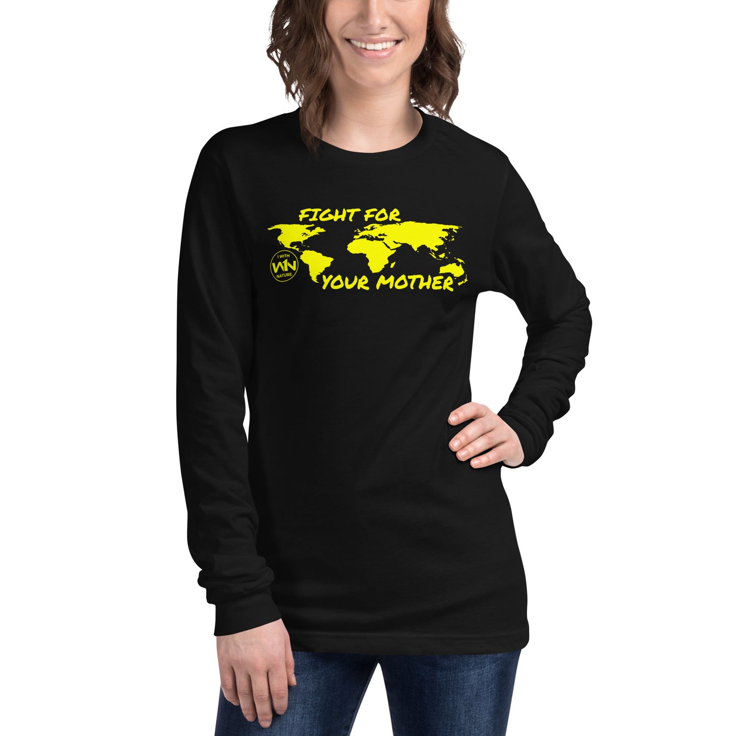 BEE SOUL SAVIOR - FIGHT FOR YOUR MOTHER - YELLOW - LONG SLEEVE TEE