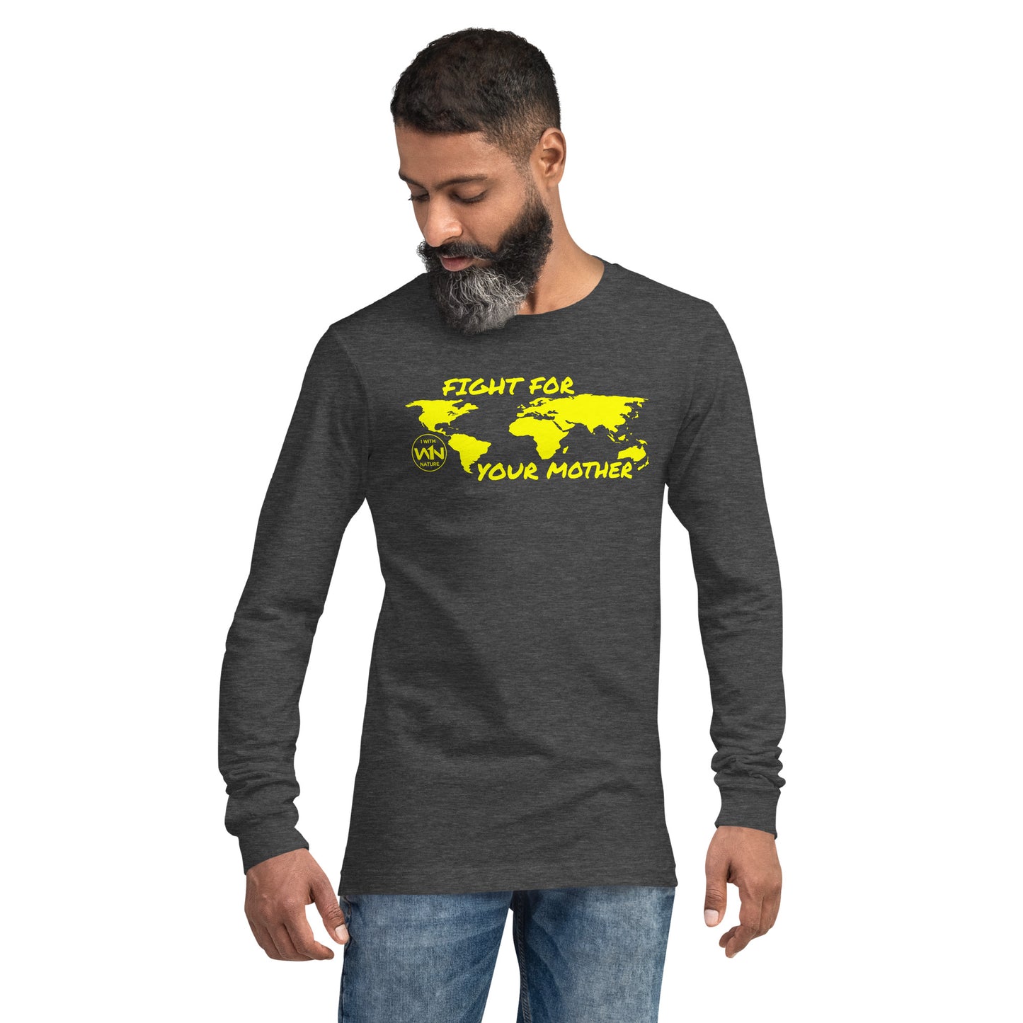 BEE SOUL SAVIOR - FIGHT FOR YOUR MOTHER - YELLOW - LONG SLEEVE TEE