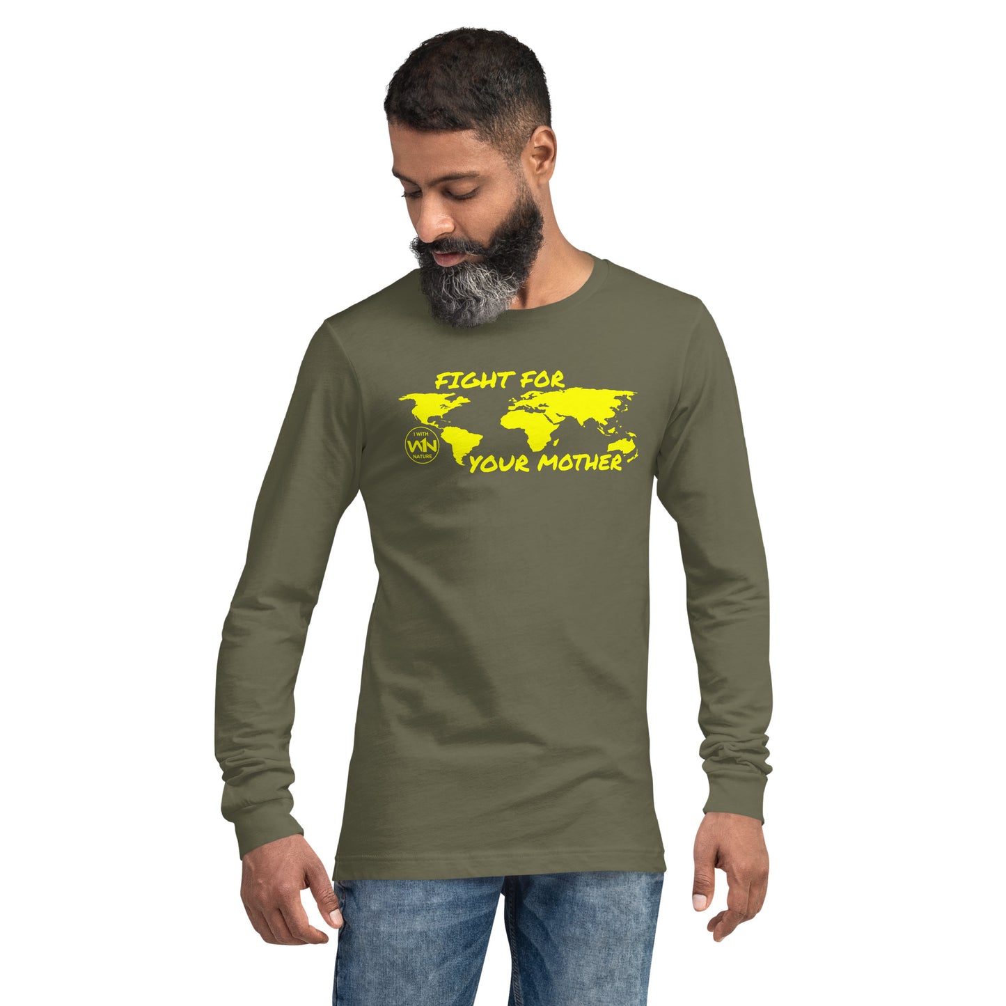 BEE SOUL SAVIOR - FIGHT FOR YOUR MOTHER - YELLOW - LONG SLEEVE TEE