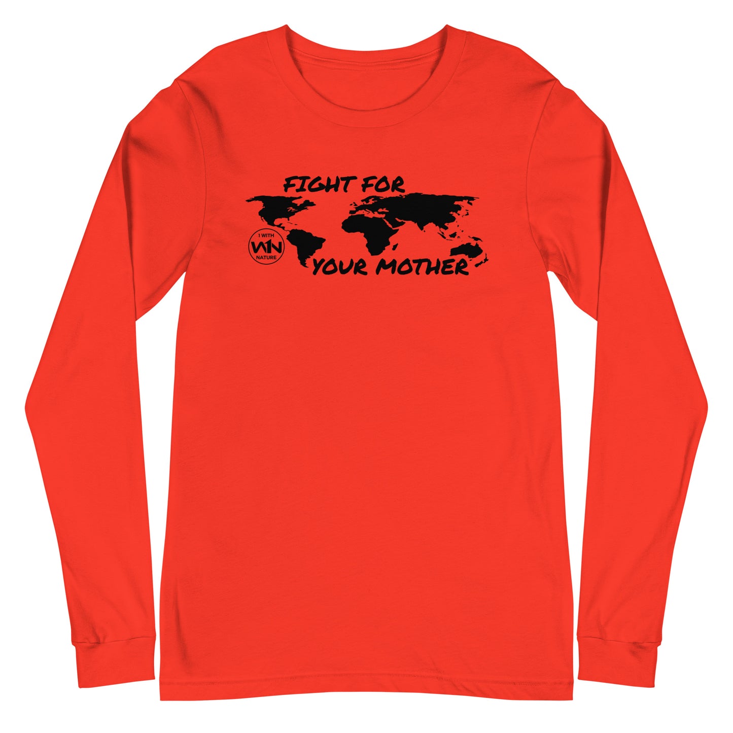 BEE SOUL SAVIOR - FIGHT FOR YOUR MOTHER - BLACK - LONG SLEEVE TEE