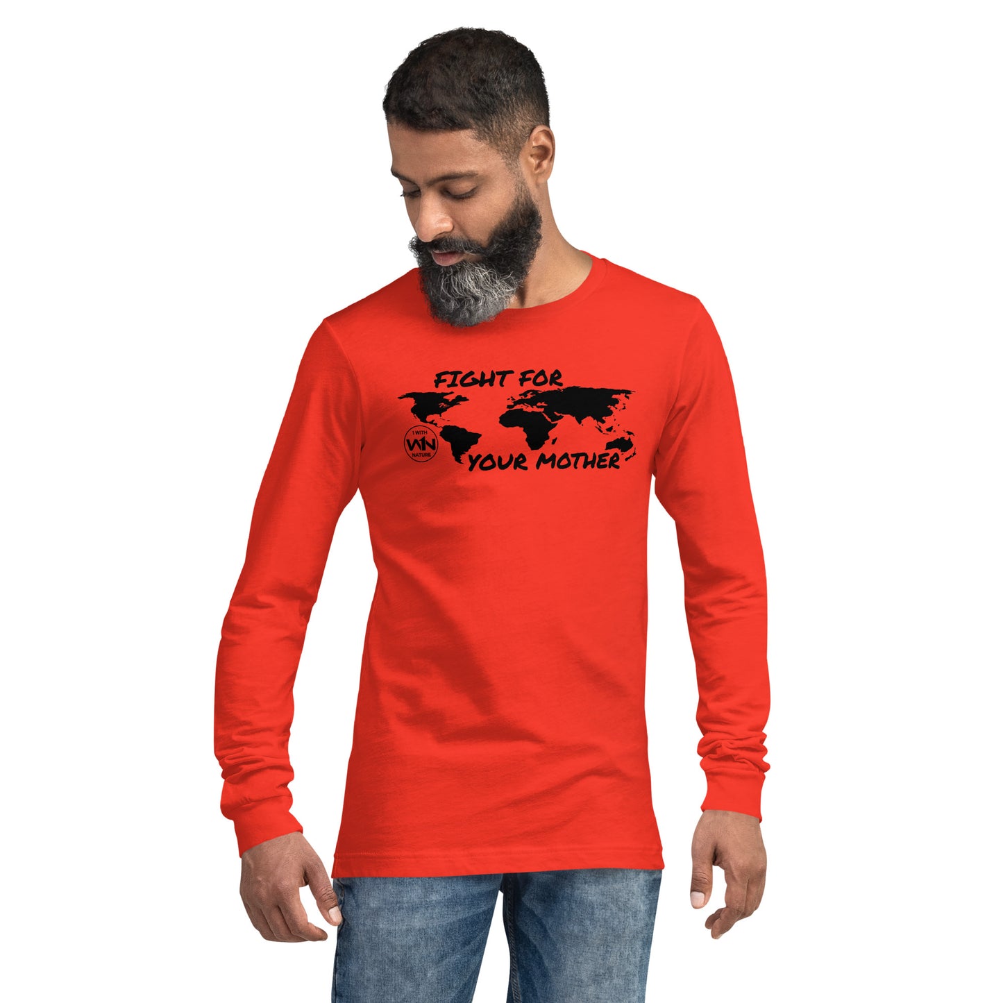 BEE SOUL SAVIOR - FIGHT FOR YOUR MOTHER - BLACK - LONG SLEEVE TEE