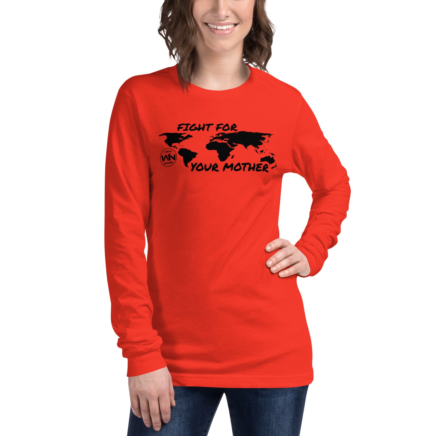 BEE SOUL SAVIOR - FIGHT FOR YOUR MOTHER - BLACK - LONG SLEEVE TEE