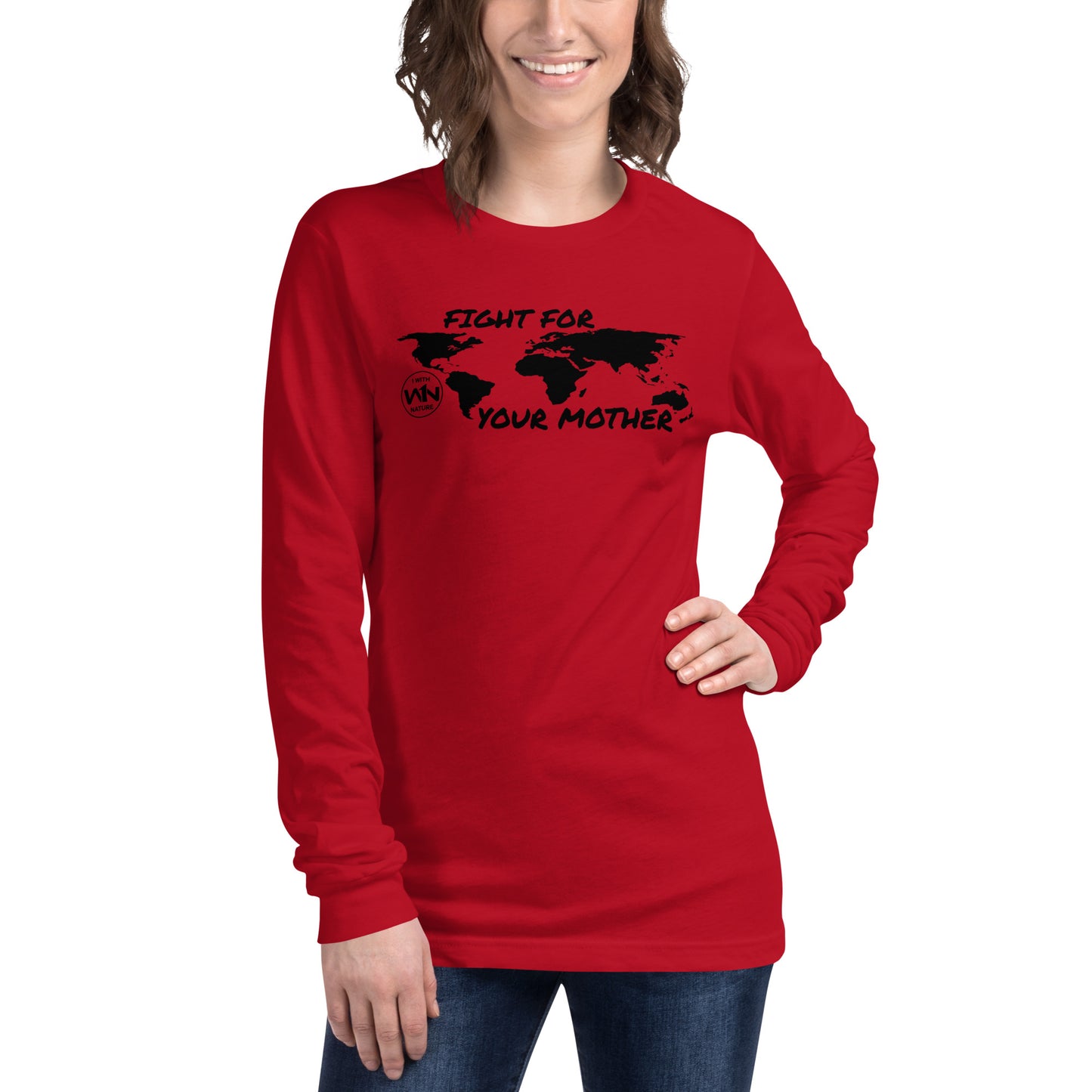 BEE SOUL SAVIOR - FIGHT FOR YOUR MOTHER - BLACK - LONG SLEEVE TEE
