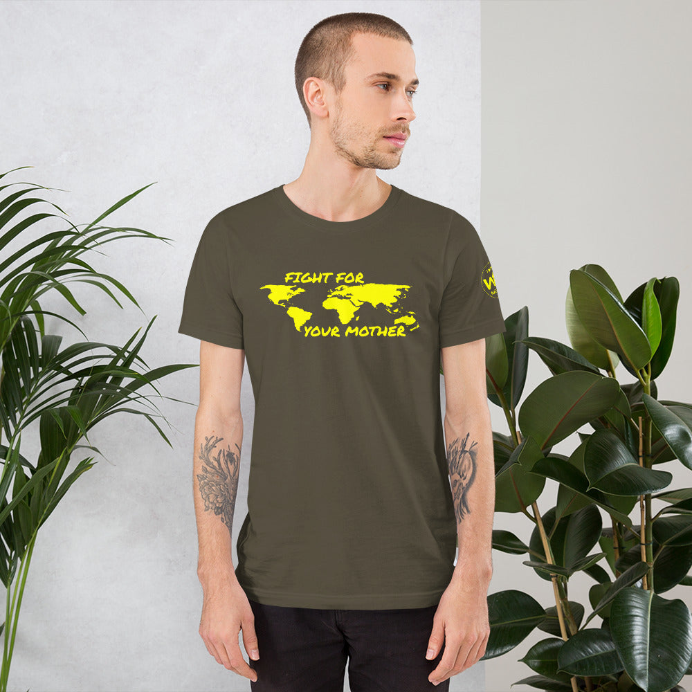 BEE SOUL SAVIOR - FIGHT FOR YOUR MOTHER - YELLOW - T-SHIRT
