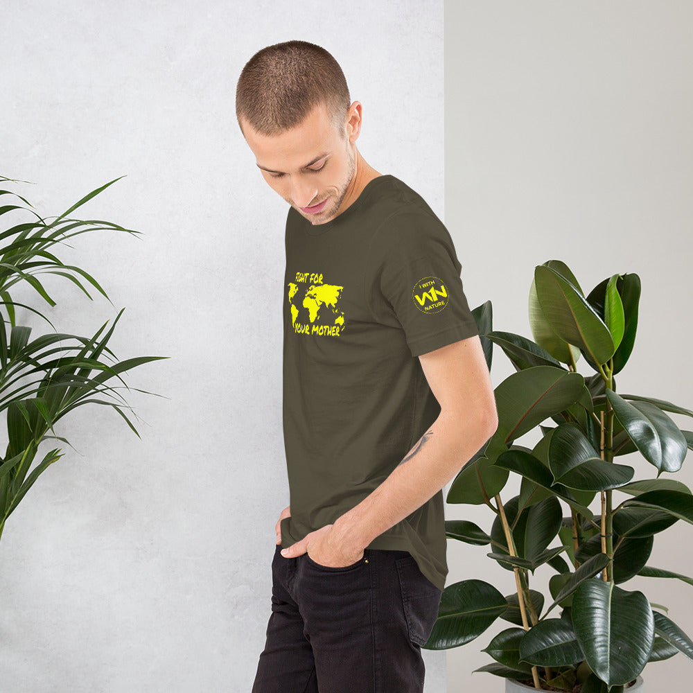 BEE SOUL SAVIOR - FIGHT FOR YOUR MOTHER - YELLOW - T-SHIRT