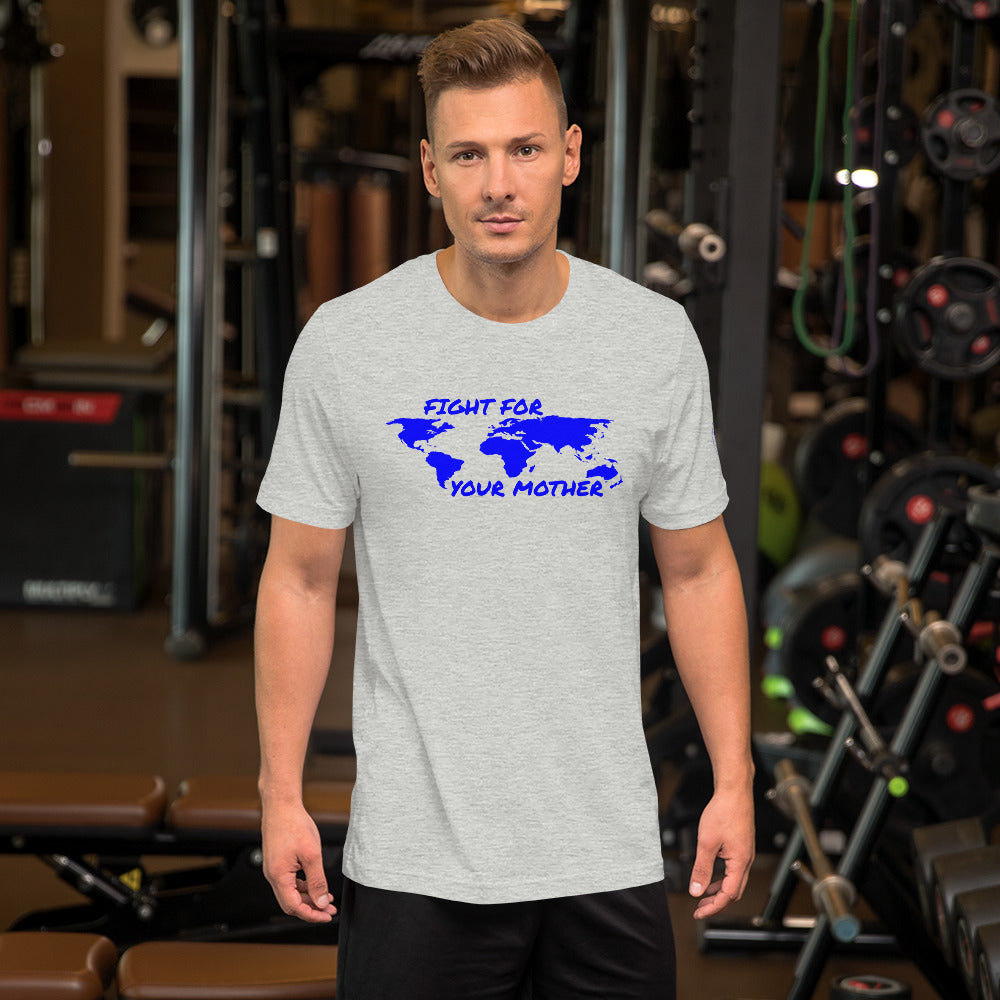 OCEAN SOUL SAVIOR - FIGHT FOR YOUR MOTHER - BLUE - T-SHIRT