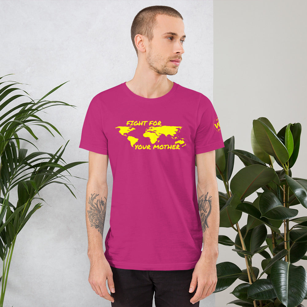 BEE SOUL SAVIOR - FIGHT FOR YOUR MOTHER - YELLOW - T-SHIRT