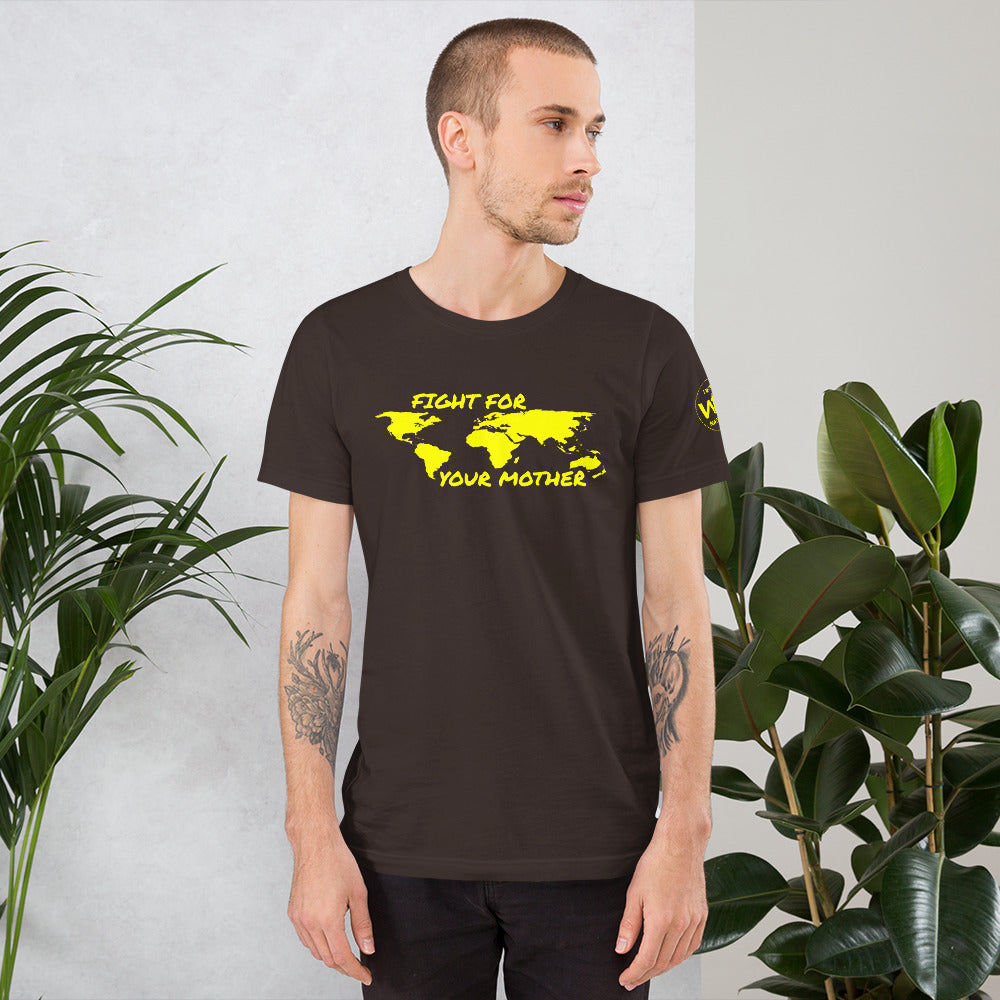 BEE SOUL SAVIOR - FIGHT FOR YOUR MOTHER - YELLOW - T-SHIRT