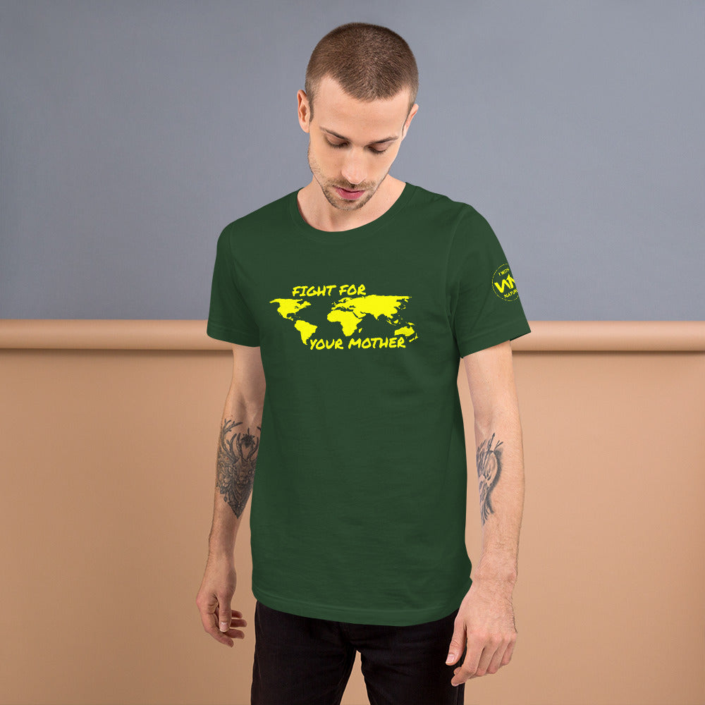 BEE SOUL SAVIOR - FIGHT FOR YOUR MOTHER - YELLOW - T-SHIRT
