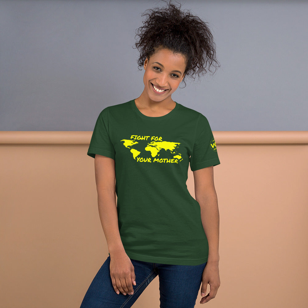 BEE SOUL SAVIOR - FIGHT FOR YOUR MOTHER - YELLOW - T-SHIRT