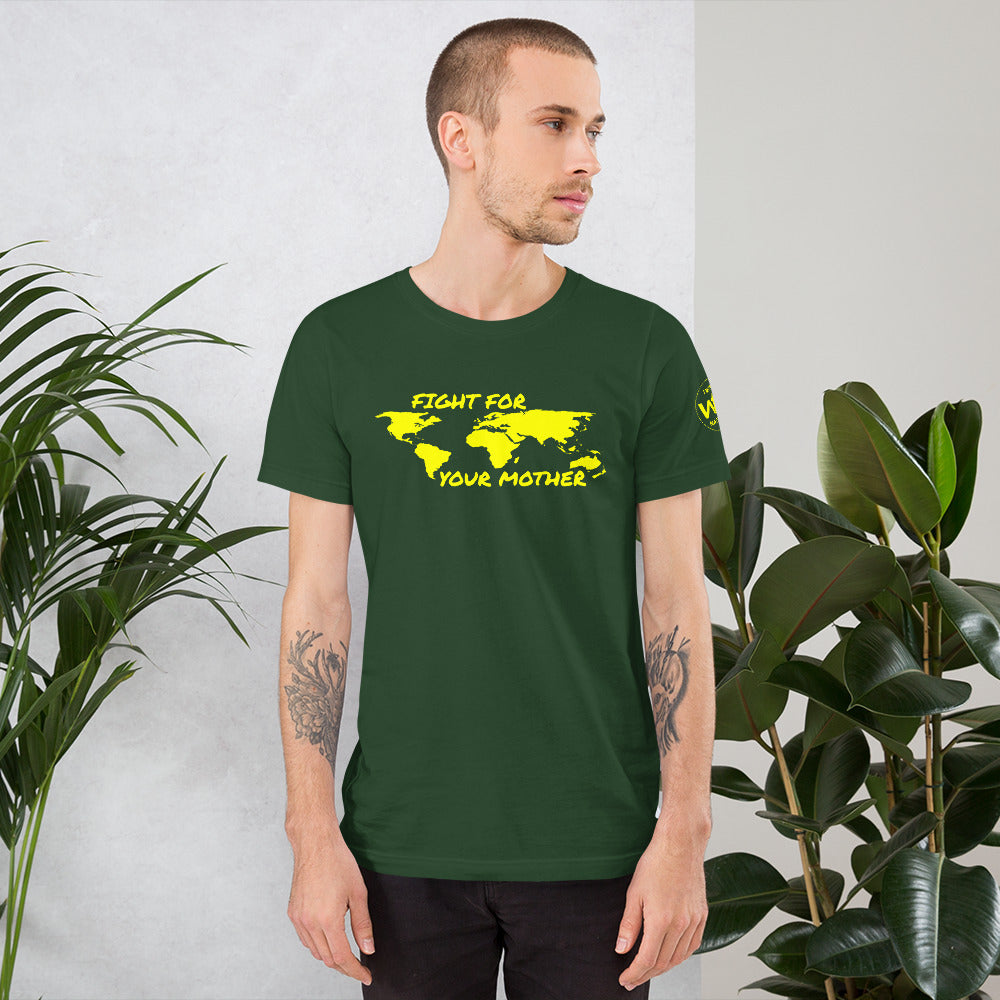 BEE SOUL SAVIOR - FIGHT FOR YOUR MOTHER - YELLOW - T-SHIRT