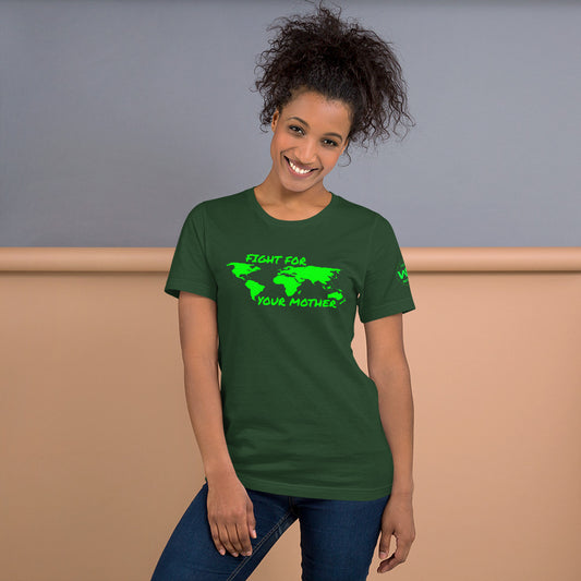 FOREST SOUL SAVIOR - FIGHT FOR YOUR MOTHER - GREEN - T-SHIRT