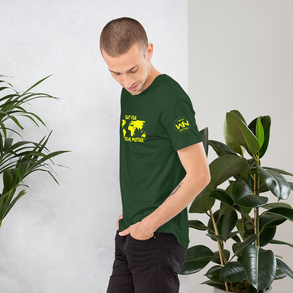 BEE SOUL SAVIOR - FIGHT FOR YOUR MOTHER - YELLOW - T-SHIRT