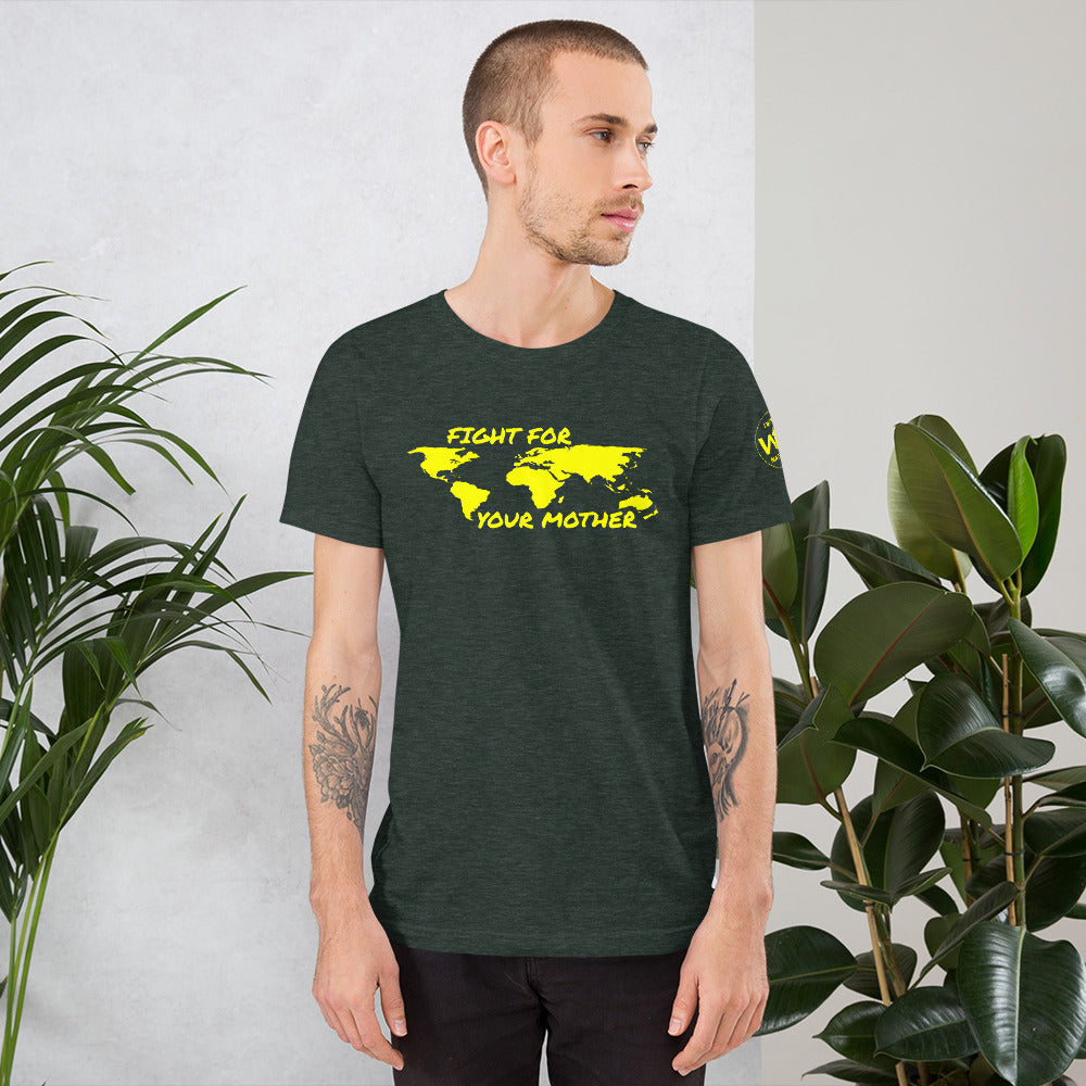 BEE SOUL SAVIOR - FIGHT FOR YOUR MOTHER - YELLOW - T-SHIRT