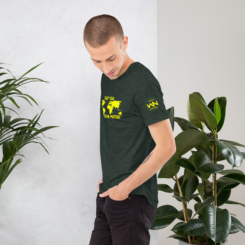 BEE SOUL SAVIOR - FIGHT FOR YOUR MOTHER - YELLOW - T-SHIRT