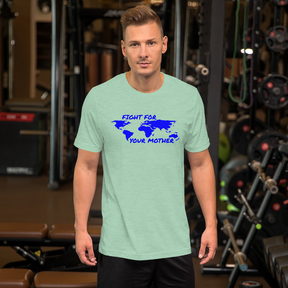 OCEAN SOUL SAVIOR - FIGHT FOR YOUR MOTHER - BLUE - T-SHIRT