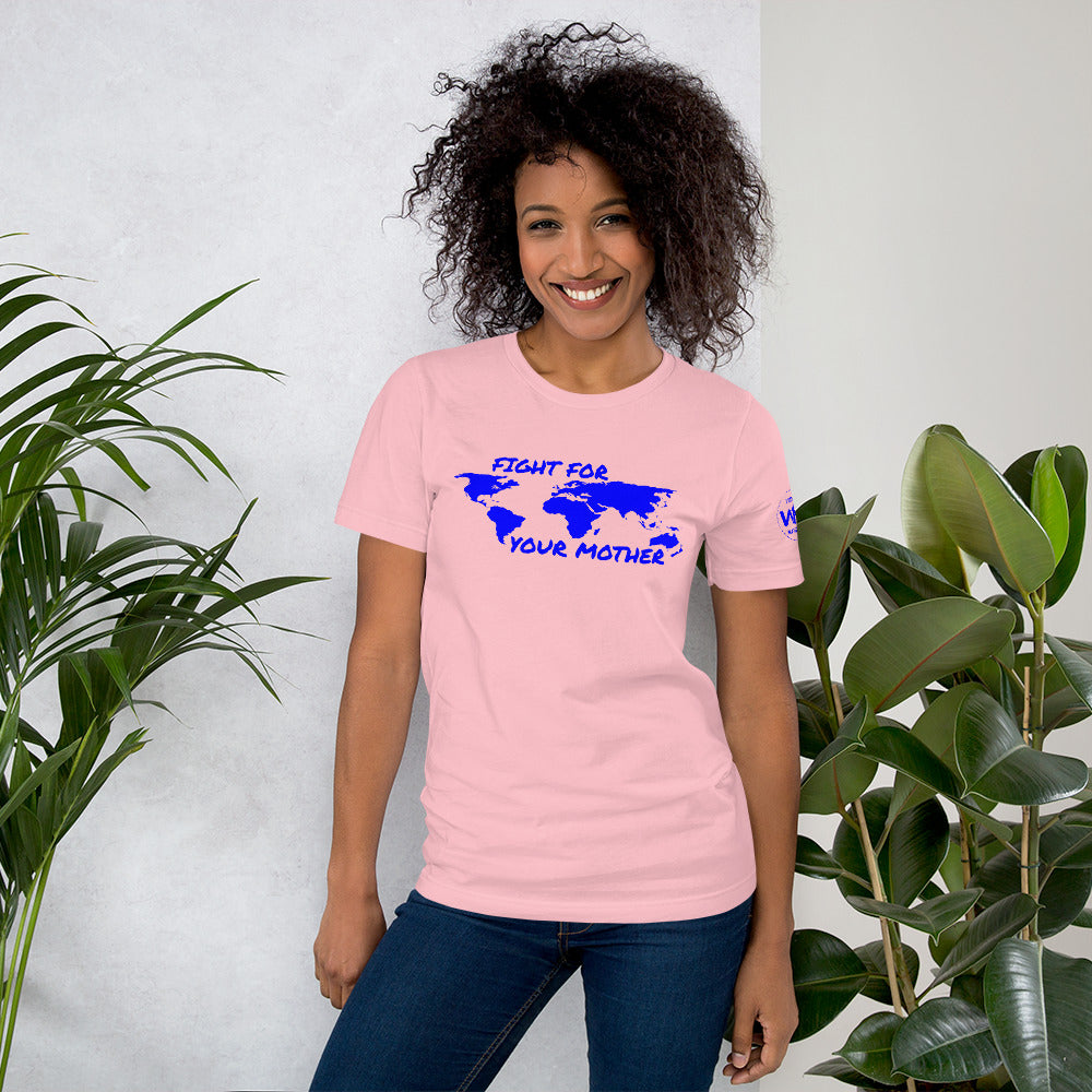 OCEAN SOUL SAVIOR - FIGHT FOR YOUR MOTHER - BLUE - T-SHIRT