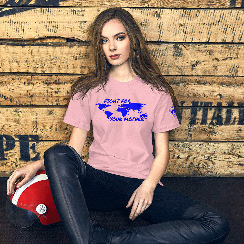OCEAN SOUL SAVIOR - FIGHT FOR YOUR MOTHER - BLUE - T-SHIRT