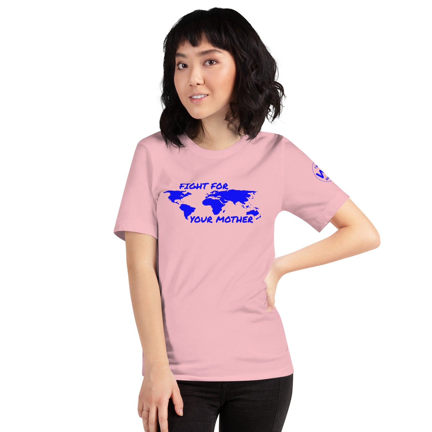 OCEAN SOUL SAVIOR - FIGHT FOR YOUR MOTHER - BLUE - T-SHIRT