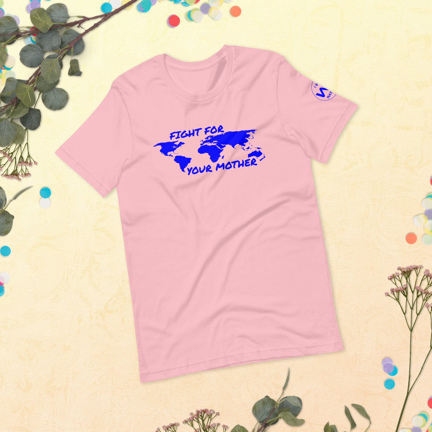 OCEAN SOUL SAVIOR - FIGHT FOR YOUR MOTHER - BLUE - T-SHIRT