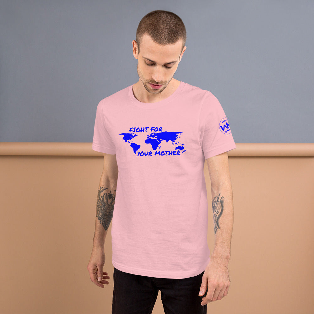OCEAN SOUL SAVIOR - FIGHT FOR YOUR MOTHER - BLUE - T-SHIRT